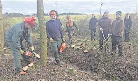 Praktische Ausbildung Schüler der zehnten Berufsschulklasse Foto Udo Fürst